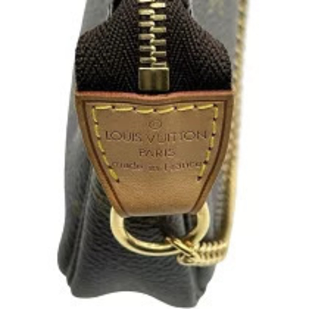 Louis Vuitton Pochette Accessoires Brown Monogram Canvas Shoulder Bag - Picture 10 of 11